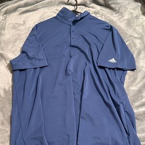 Adidas Men's Blue Golf Polo Shirt